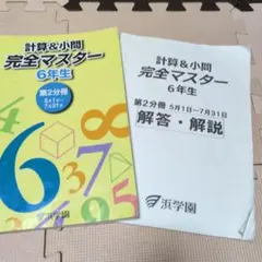 完全マスター 6年生 第2分冊