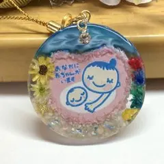 マタニティマーク　マタニティ　海　ストラップ キーホルダー ハンドメイド