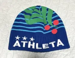 ATHLETA アスレタ ニットキャップ ニットビーニー ブルー フットサルレア