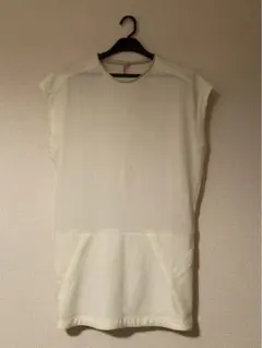 レディース IRO ノースリーブ切替チュニック M-L相当 オフホワイト