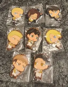 進撃の巨人 ちみキャララバーストラップ　全８種セット