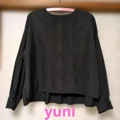 yuni 黒　ブラウス　ビュルデサボン　キナリノモール　クウネル　天然生活　装苑のサムネイル