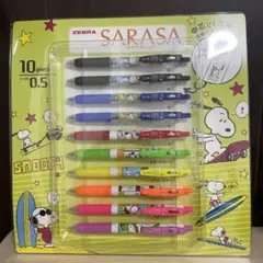 ZEBRA SARASA スヌーピー ボールペン 10本セット　サラサ　新品