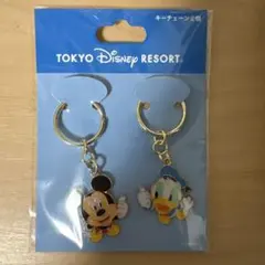 東京ディズニーリゾート ミッキー ドナルド キーホルダー 2個セット