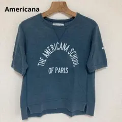 Americana アメリカーナ Tシャツ スウェット ロゴ　グリーン系のサムネイル
