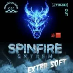 卓球ラバー 表 ソフト　SPINFIRE EXTREM Soft 赤　2.0mm