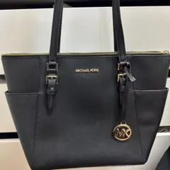 MICHAEL KORS ブラック トートバッグ