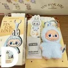 ラブブ LABUBU PIN FOR LOVE イニシャルアルファベット D