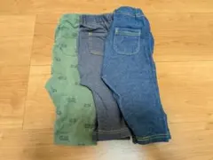 男の子　80cm 半ズボン　ハーフパンツ　3枚セット　まとめ売り