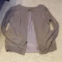 Naural Beauty Basic リボン付 薄手 ニット