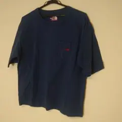 THE NORTH FACE 半袖Tシャツ 青色 ポケット付き