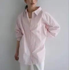 andme「2wayストライプシャツ/キャミソールビスチェ」