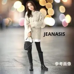 【美品】JEANASIS ジーナシス ボールスタッズ ロングブーツ 23.5cm