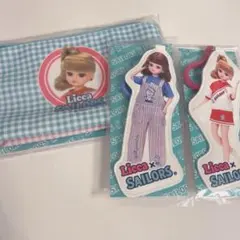 リカちゃんくじ×セーラーズ 08 ポーチ　11ダイカットキーチェーン