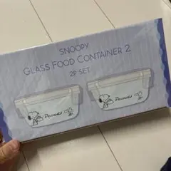 SNOOPY GLASS FOOD CONTAINER 2P SET 保存容器のサムネイル