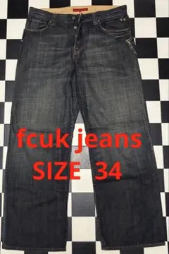 fcuk jeans フレンチコネクションデニム バギージーンズ