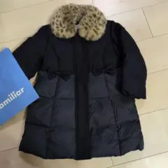 familiar ファー付きコート 100サイズ