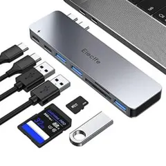 Elecife 7-IN-2 USB-C HUB Macbook ハブ