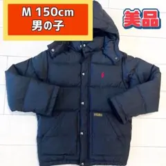 ポロラルフローレンダウンジャケット黒M150cm(10-12)