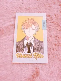 にじさんじ　GRAY×ACCENT 宇佐美リト　ランダム　 チェキ風カード