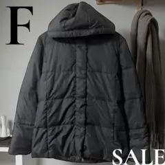 「即日発送」F hyphen world gallery黒フードダウンジャケット