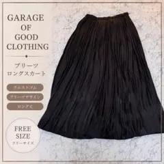 GARAGE OF GOOD CLOTHING プリーツスカート 黒Fのサムネイル