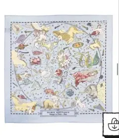 MARIN MONTAGUT 星座柄 スカーフ(45×45)箱付き