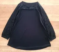 ⭐在庫大処分セール⭐ドット柄 長袖シャツ　ブラック　Ｍ～Ｌサイズ　即日発送。。。