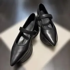廃盤 BODYLINE 新品 厚底 木底 シューズ 黒 地雷 【Mサイズ】 - メルカリ