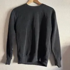 裏起毛スウェット トレーナー ダークグレー