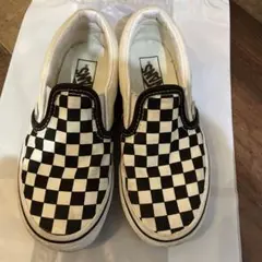 Vans チェッカー スリッポン　18.5cm