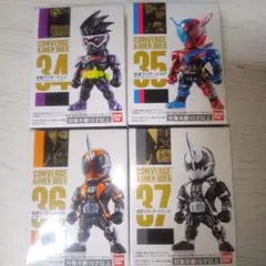 バンダイ CONVERGE 仮面ライダー4種 新品未開封
