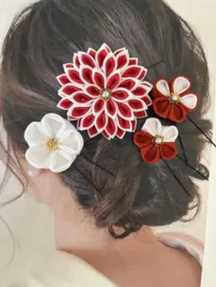 花デザイン ヘアピンセット