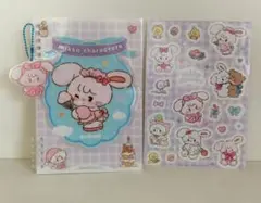 mikko　アクリルチャーム 　キラキラシール　ステッカー　ノート　CAMMY