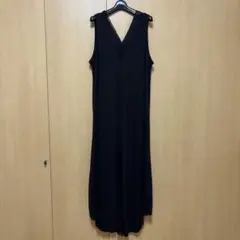 ZARA ブラック レースディテール ノースリーブワンピース