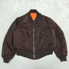 希少カラー　90S　USA製　アルファインダストリーズ　MA-1　XLサイズ