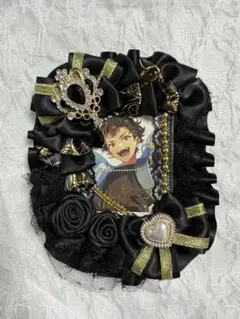 【5日間限定】痛ケース 硬質ケース デコ 黒 B8