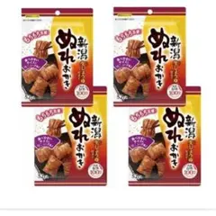岩塚製菓 新潟ぬれおかき 生しょうゆ仕立て52g 4個セット