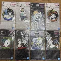 一番くじ　ジョジョの奇妙な冒険 ラバーチャーム 8個セット