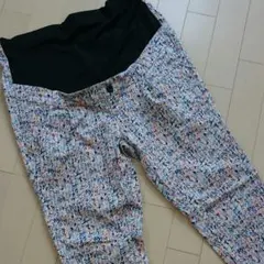 新品　マタニティパンツ　ブルー　マタニティ　産前　産後