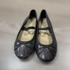 値下げ　ZARAキッズ　ザラキッズ　グレー バレエシューズ 16.5センチ