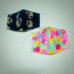 ハンドメイド  子供用立体マスク  2枚セット