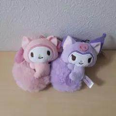 サンリオキャラクターズ　　平成ふわふわ尻尾　マイメロディ　クロミ