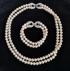 ヴィンテージ 3WAYネックレス AVON 本真珠 セットジュエリー 566