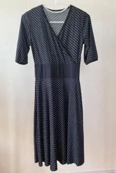 レディース　ドット柄　ワンピース
