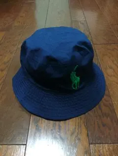 POLO RALPH LAUREN　ハット　リバーシブル　ビッグポニー　ネイビーのサムネイル