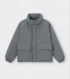 ヒートパデッドスタンドブルゾン　GU