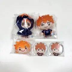 日向翔陽 ぬいぐるみ・バッジセット