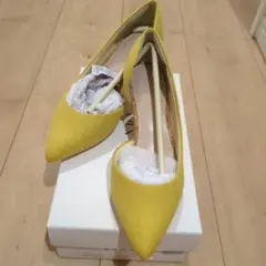 RANDA イエローパンプス 22.0cm KD07036Yのサムネイル