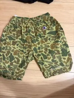 Champion キッズ ハーフパンツ 120cm カモフラ柄